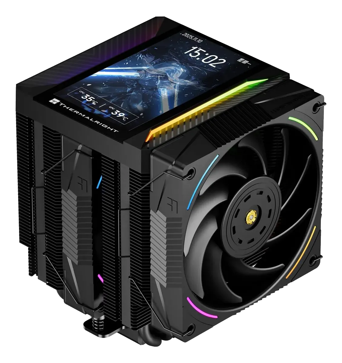 Thermalright TR Peerless Assassin 120 Vision MAX ARGB - Disipador de CPU con Pantalla LCD 5